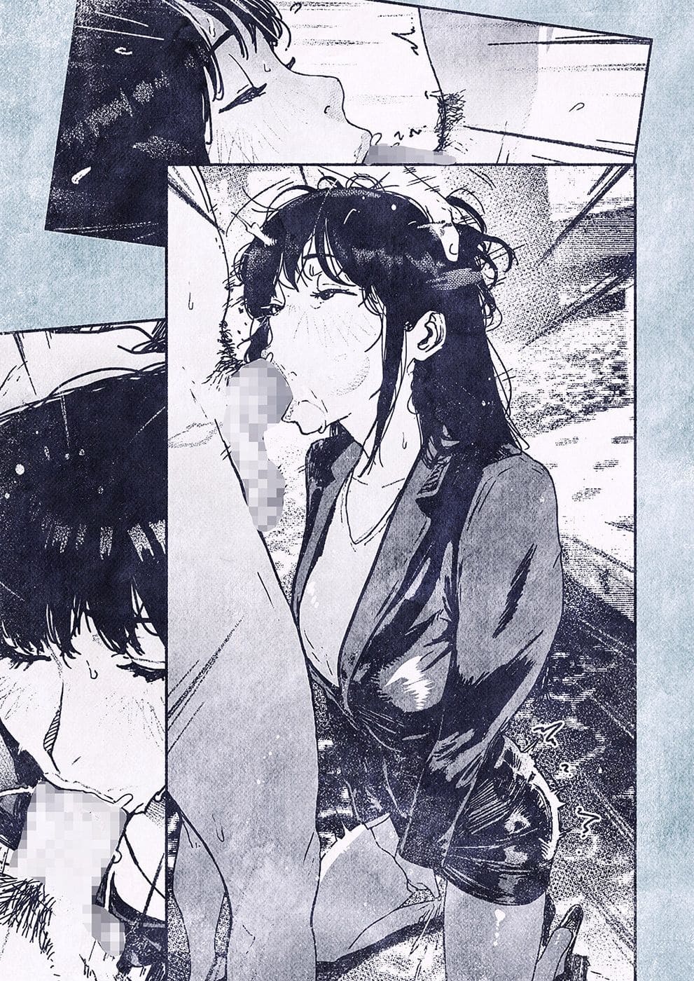 FANZA同人で話題の作品「100日後に妊娠するOLさん！」べろきすの同人誌カバー