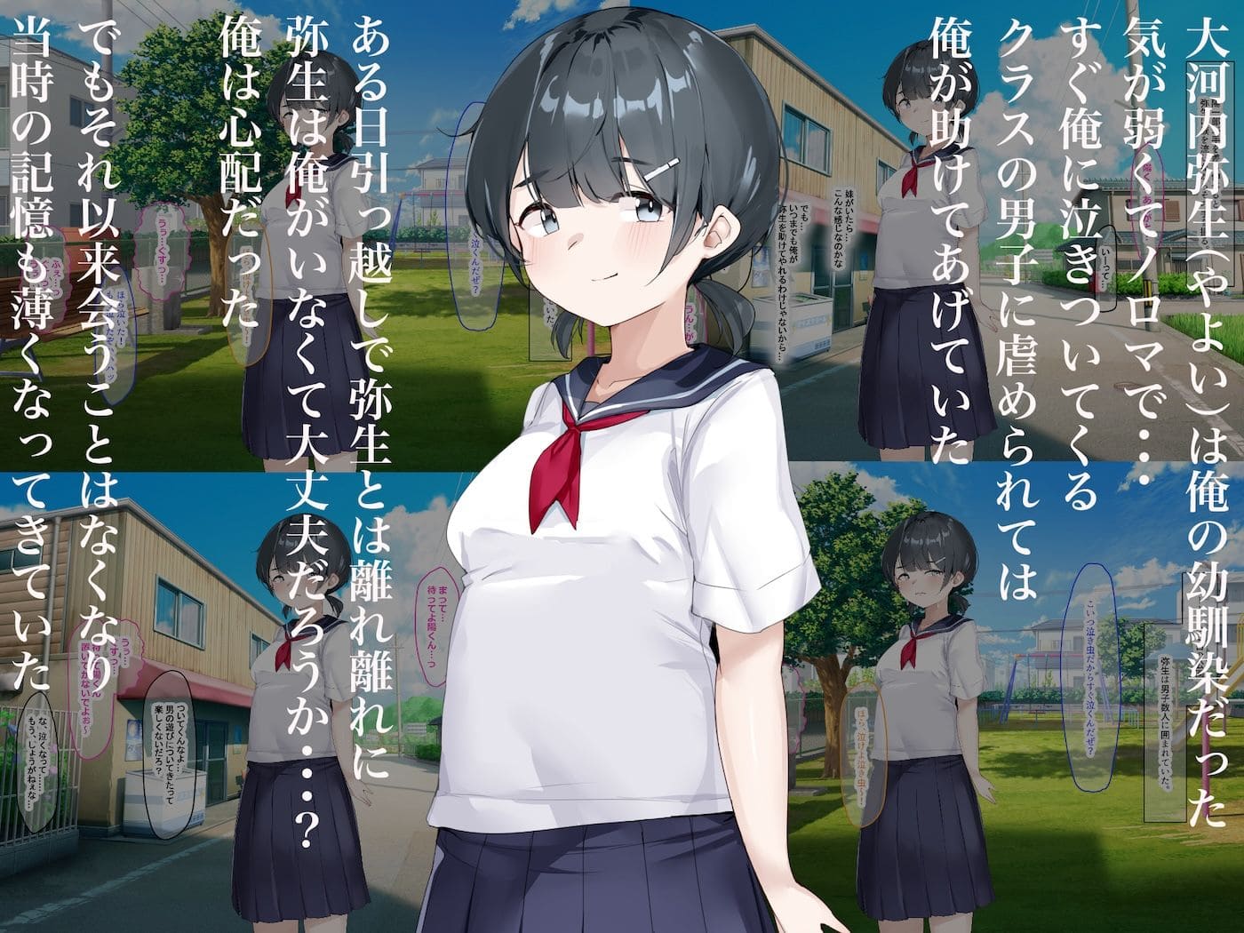 【エロ同人漫画】地味っ子だった幼馴染、金髪ギャルになる〜10年ぶりの再会はヤリすぎ傷心旅行（なのはなジャム）無料画像