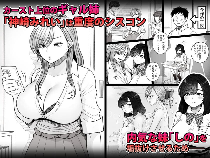 妹の処女、もらってあげてよ サンプル2 巨乳ギャル姉みれいの誘惑