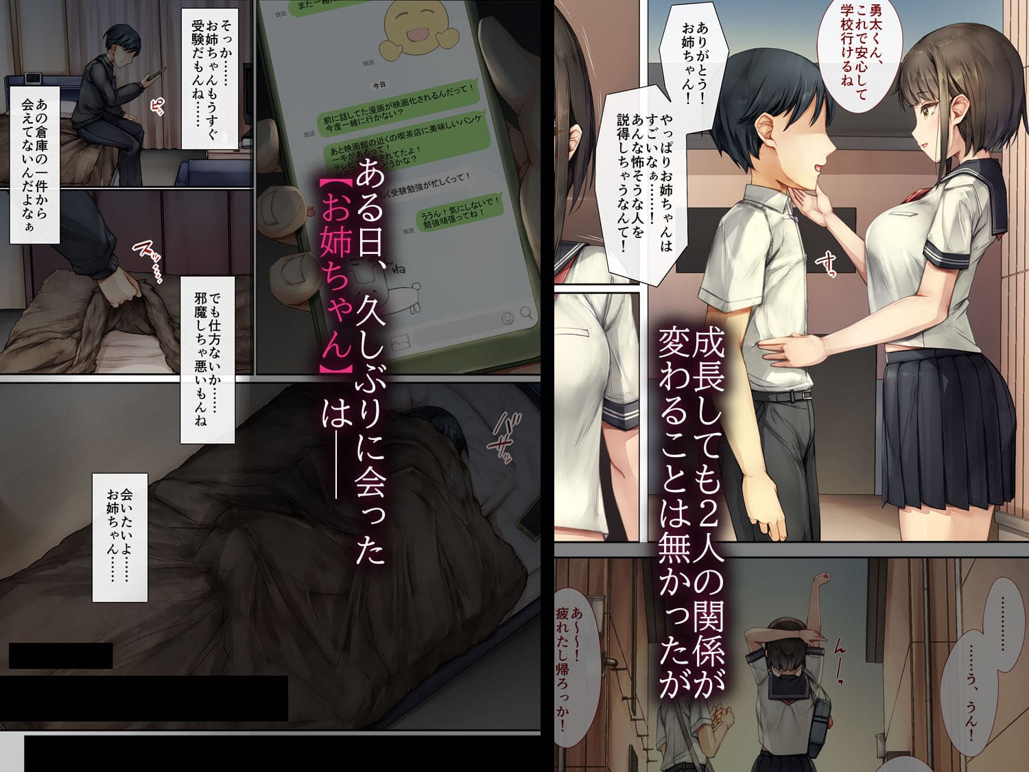強かったお姉ちゃんが恋と快楽に溺れていく背徳の物語『メス堕ちお姉ちゃん』
