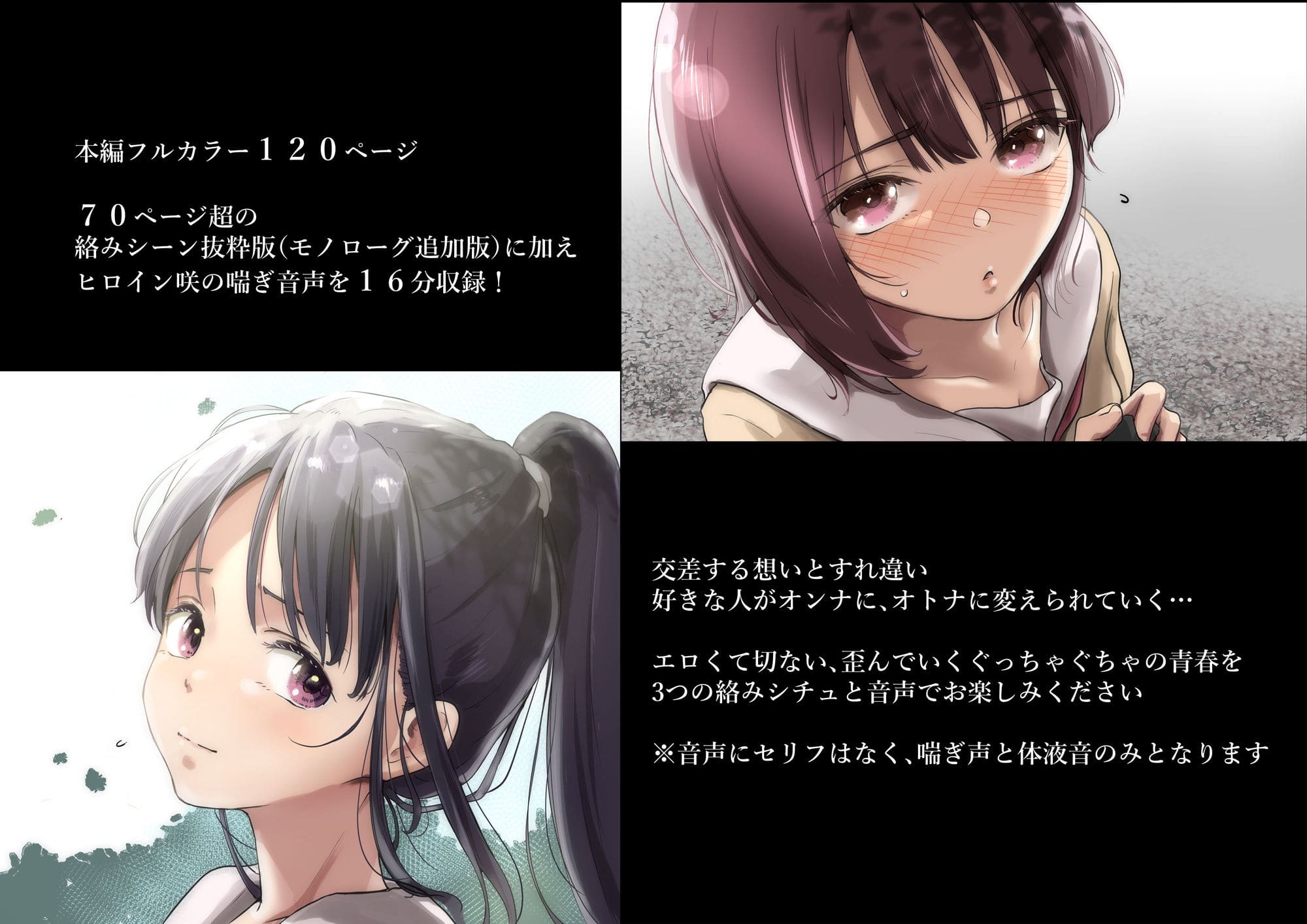 学園を舞台に描く禁断の青春「隣の声に支配される」同人誌